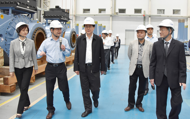 浙江省委副書記、省長(zhǎng)車俊一行蒞臨我司視察